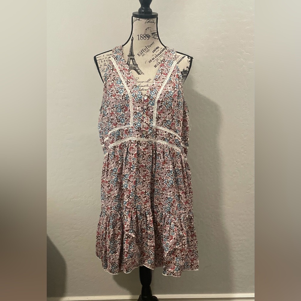 Lucky Brand Floral Halter Dress - Multicolor